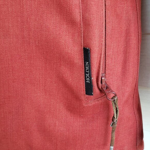 Holden Women's M hooded snowboard jacket in burnt orange / rust color - Picture 2 of 15